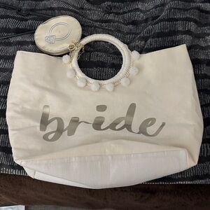 Bride Cream Tote Bag